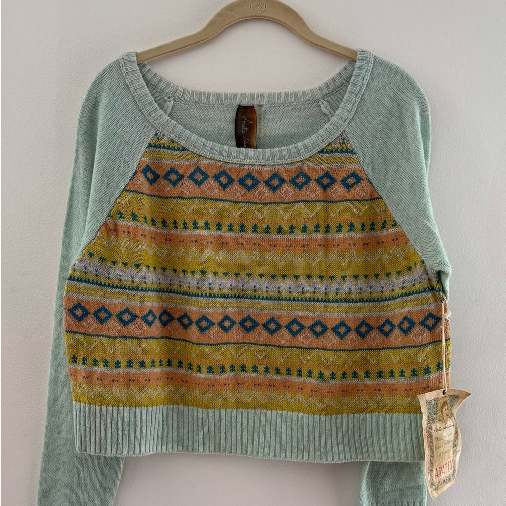 Aratta Vibrant Colorful Knit Sweater